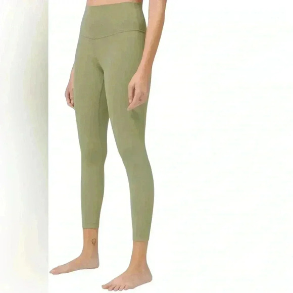 Lululemon Align 25” Rosemary Green Leggings Size 18 - Picture 1 of 5